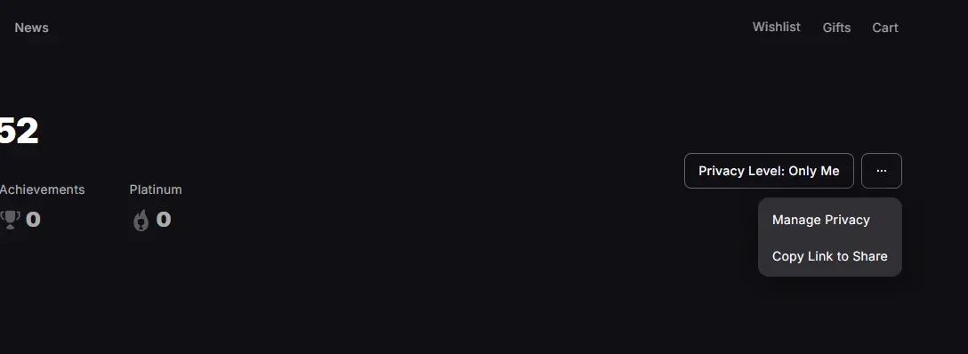 Epic Games privacy settings